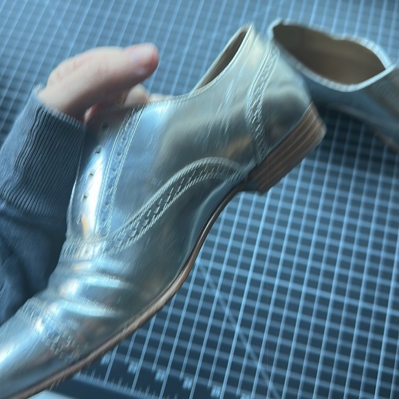Jcrew Silver Metallic Loafers - Picture 9 of 12